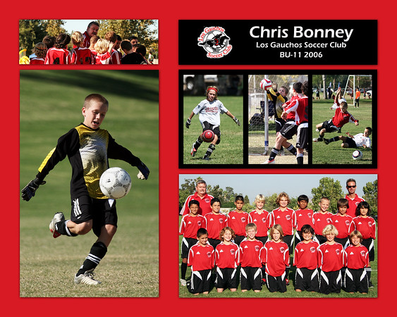 Colleen Bonney > Los Gauchos Soccer Club, Redlands, CA sports collage